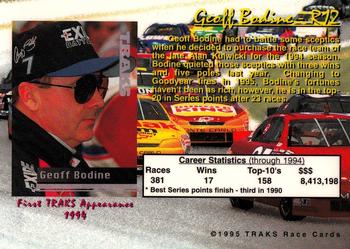 1995 Traks 5th Anniversary - Retrospective #R12 Geoff Bodine Back