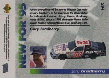 1995 Upper Deck - Silver Signature / Electric Silver #294 Gary Bradberry Back