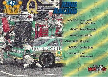 1995 Wheels Crown Jewels - Sapphire #47 King Racing Back