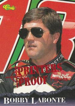 1996 Classic - Printer's Proof #43 Bobby Labonte Front