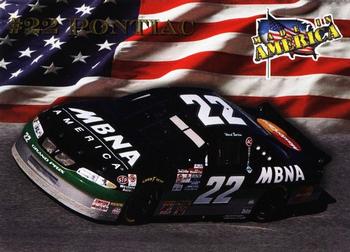 1996 Maxx Made in America #36 Ward Burton's Car Front