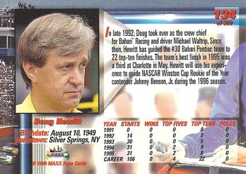 1996 Maxx Premier Series #134 Doug Hewitt Back