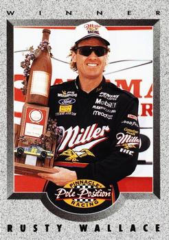 1996 Pinnacle Pole Position #65 Rusty Wallace Front