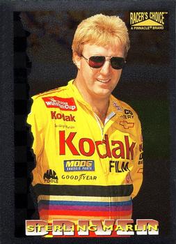 1996 Pinnacle Racer's Choice - Speedway Collection #4 Sterling Marlin Front