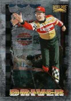 1996 Pinnacle Racer's Choice - Speedway Collection #12 Johnny Benson Jr. Front
