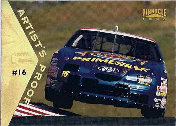 1996 Pinnacle - Artist's Proof #45 Ted Musgrave's Car Front