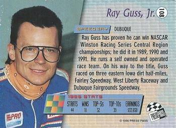 1996 Press Pass - Scorchers #108 Ray Guss Jr. Back