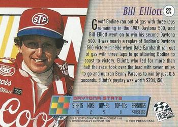 1996 Press Pass - Torquers #85 Bill Elliott Back