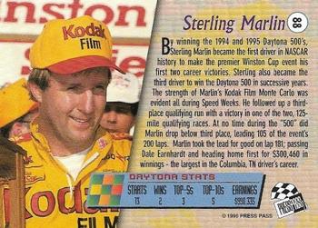 1996 Press Pass - Torquers #88 Sterling Marlin Back