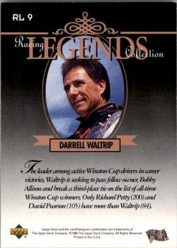 1996 Upper Deck - Racing Legends Collection #RL 9 Darrell Waltrip Back