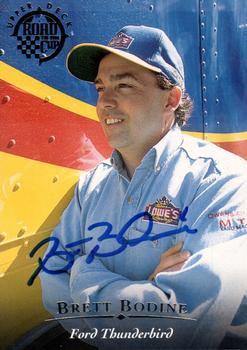 1996 Upper Deck Road to the Cup - Autographs #H19 Brett Bodine Front