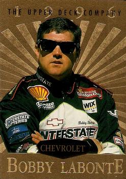 1996 Upper Deck Road to the Cup - Predictors: Top 3 Exchange #R8 Bobby Labonte Front