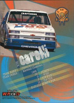 1996 Wheels Viper - First Strike #68 Rick Carelli Back