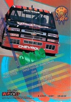 1996 Wheels Viper - Green Mamba #75 Mike Chase Back