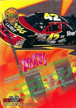 1996 Wheels Viper - Red Cobra #14 Kyle Petty Back
