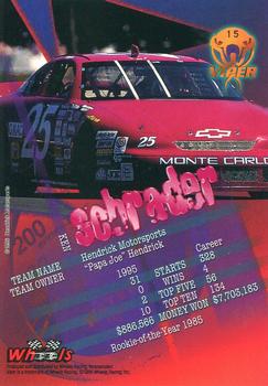 1996 Wheels Viper - Red Cobra #15 Ken Schrader Back