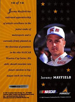 1997 Pinnacle Certified - Certified Team Gold #10 Jeremy Mayfield Back