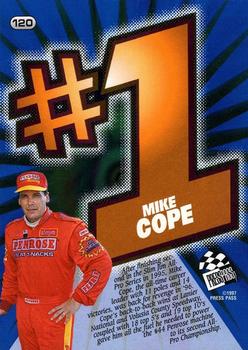 1997 Press Pass - Lasers #120 Mike Cope Back