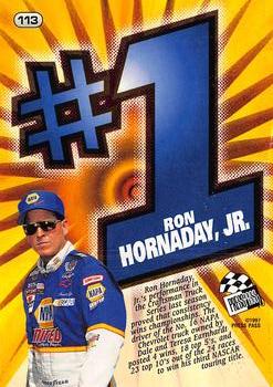 1997 Press Pass - Torquers #113 Ron Hornaday Back