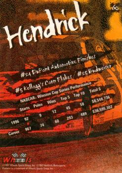 1997 Wheels Predator - First Slash #60 Rick Hendrick Back