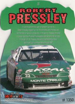 1997 Wheels Race Sharks - Hammerhead First Bite #20 Robert Pressley Back