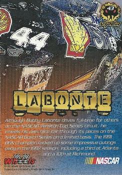 1997 Wheels Viper - First Strike #43 Bobby Labonte Back