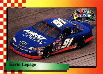 1998 Maxx 10th Anniversary #71 Kevin Lepage's Car Front
