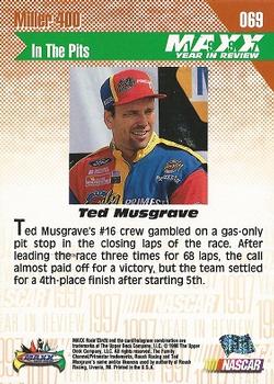 1998 Maxx 1997 Year In Review #069 Ted Musgrave Back