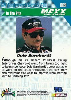 1998 Maxx 1997 Year In Review #009 Dale Earnhardt Back