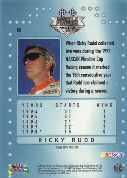 1998 Maxximum - Battle Proven #B8 Ricky Rudd Back