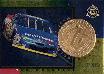 1998 Pinnacle Mint Collection - Gold Team #20 Ted Musgrave's Car Front