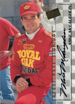 1998 Press Pass - Signings #37 Mike McLaughlin Front