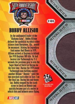 1998 Press Pass Premium - Rivalries #R 4B Bobby Allison Back