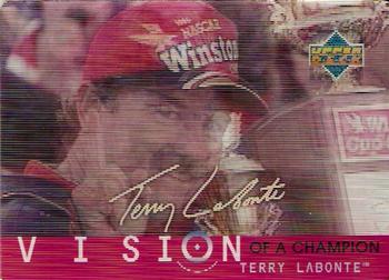 1997 Upper Deck Diamond Vision - Vision of a Champion #VC4 Terry Labonte Front