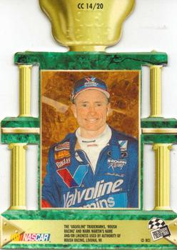 1999 Press Pass - Cup Chase Die Cut Prizes #CC 14 Mark Martin Back