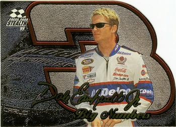 1999 Press Pass Stealth - Big Numbers Die Cuts #BN 4 Dale Earnhardt Jr. Front