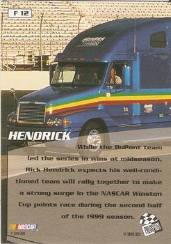 1999 Press Pass Stealth - Fusion #F 12 Rick Hendrick Back