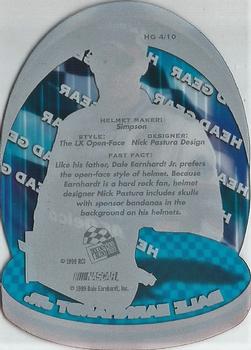 1999 Press Pass VIP - Head Gear Plastic #HG 4 Dale Earnhardt Jr. Back