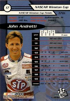 2000 Press Pass - Millennium #17 John Andretti Back