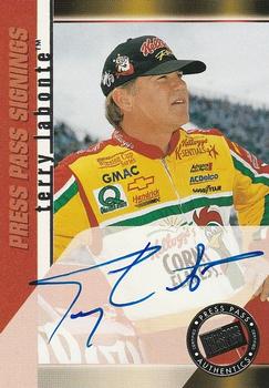 2000 Press Pass - Signings #NNO Terry Labonte Front