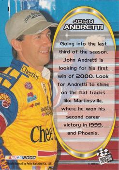2000 Press Pass Optima - Platinum #1 John Andretti Back