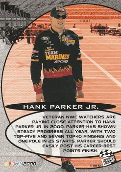 2000 Press Pass Optima - Platinum #37 Hank Parker Jr. Back