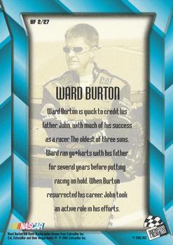 2001 Press Pass Optima - G Force #GF 2 Ward Burton Back