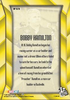 2001 Press Pass Optima - G Force #GF 6 Bobby Hamilton Back