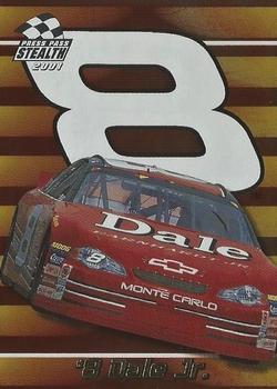 2001 Press Pass Stealth - Gold #G14 #8 Dale Jr. Front