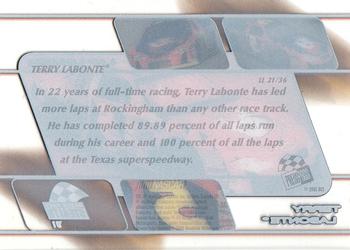 2001 Press Pass Stealth - Lap Leaders Clear #LL 21 Terry Labonte's Car Back