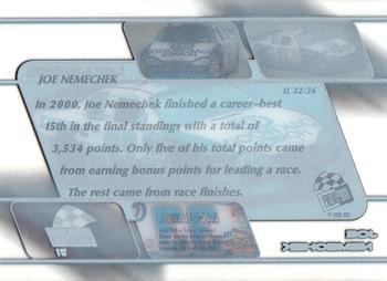 2001 Press Pass Stealth - Lap Leaders Clear #LL 32 Joe Nemechek's Car Back