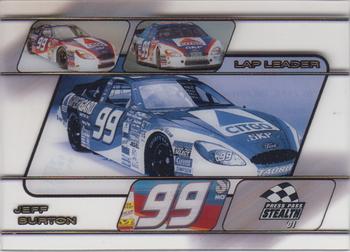 2001 Press Pass Stealth - Lap Leaders Clear #LL 36 Jeff Burton's Car Front