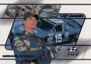 2001 Press Pass Stealth - Lap Leaders Clear #LL 5 Michael Waltrip Front