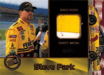 2001 Press Pass VIP - Race-Used Sheet Metal Drivers #SD 1 Steve Park Front